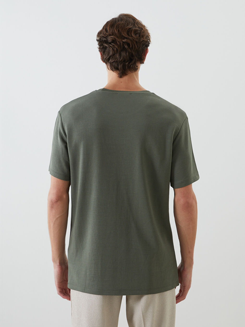 Crew Neck Short Sleeve Men's T-shirt -S53486Z8-PX2