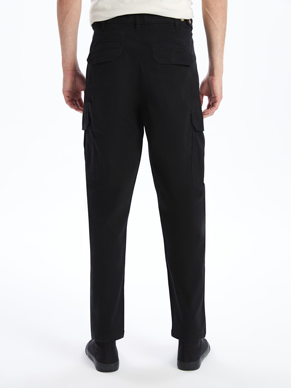 Standard Fit Men's Cargo Trousers -S53490Z8-RQL
