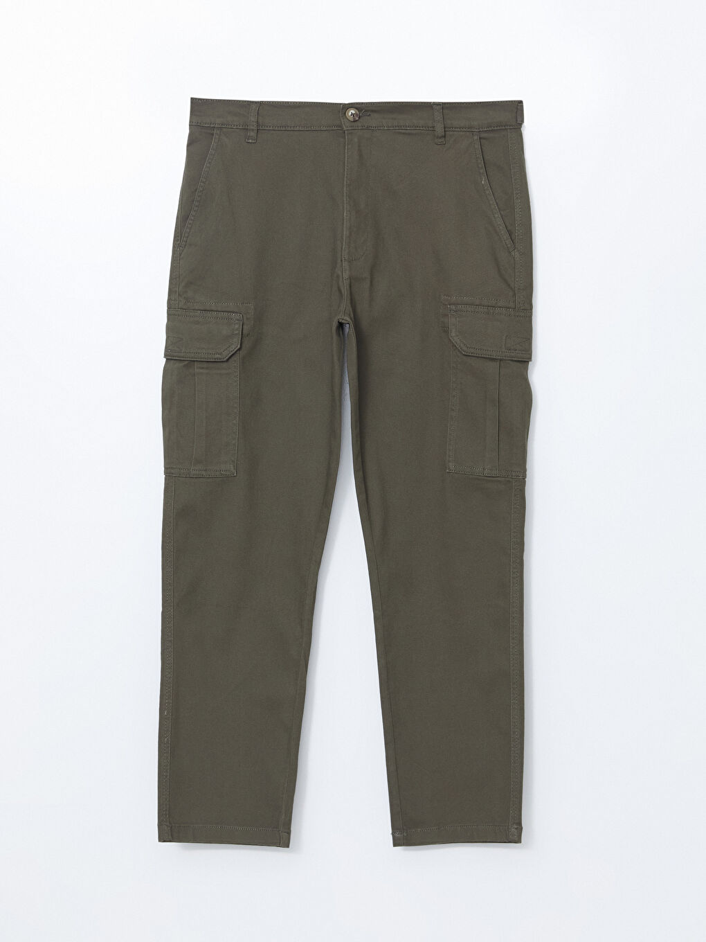 Standard Fit Men's Cargo Trousers -S53490Z8-SEM