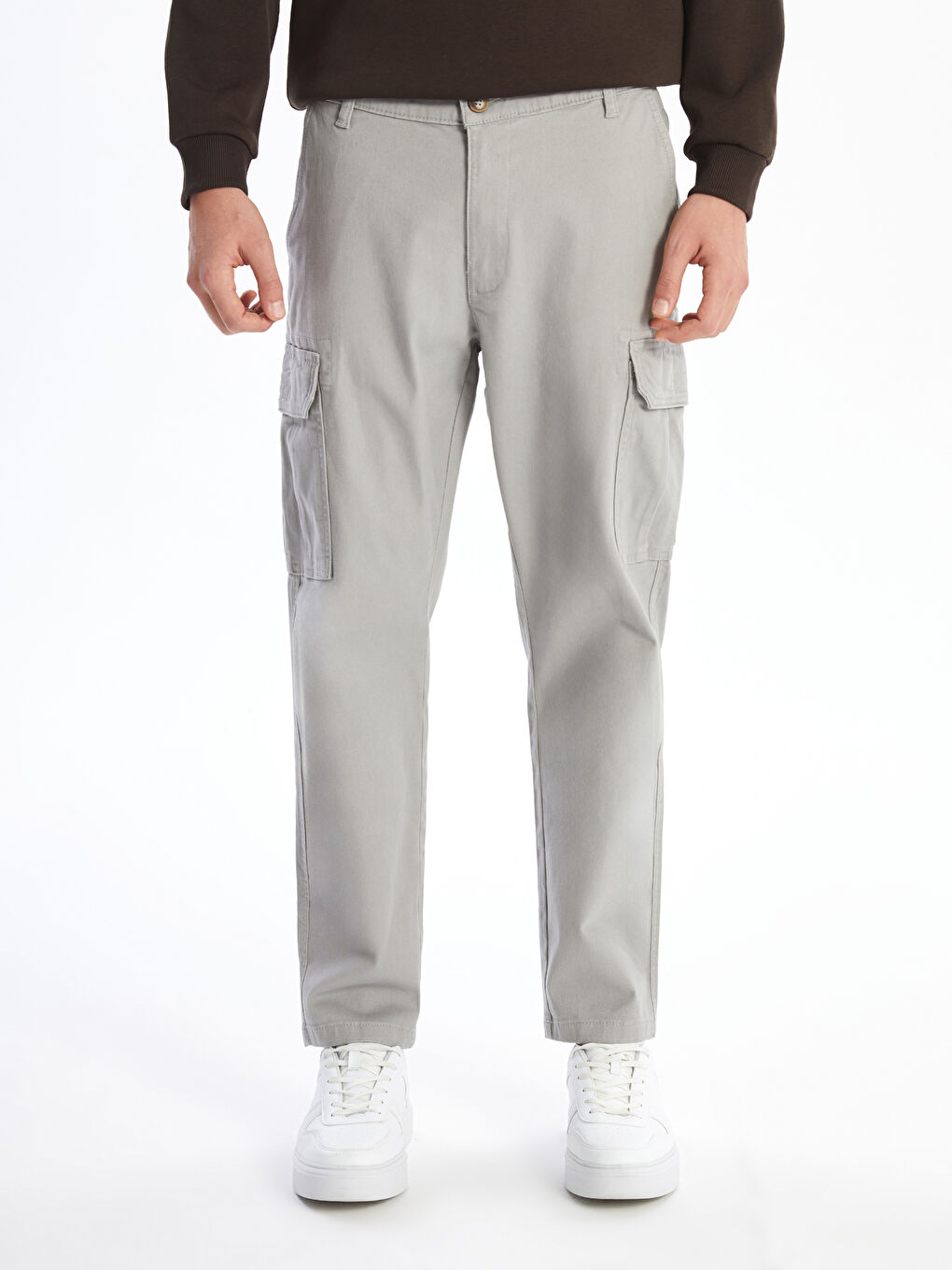 Standard Fit Men's Cargo Trousers -S53490Z8-V1G