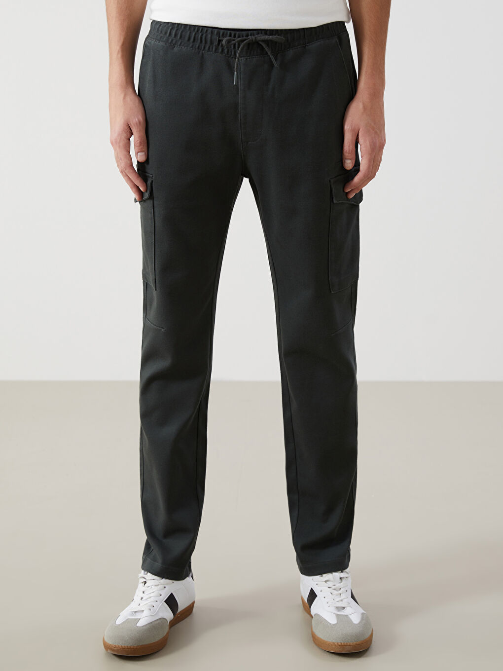 Slim Fit Men's Cargo Trousers -S53491Z8-QEG