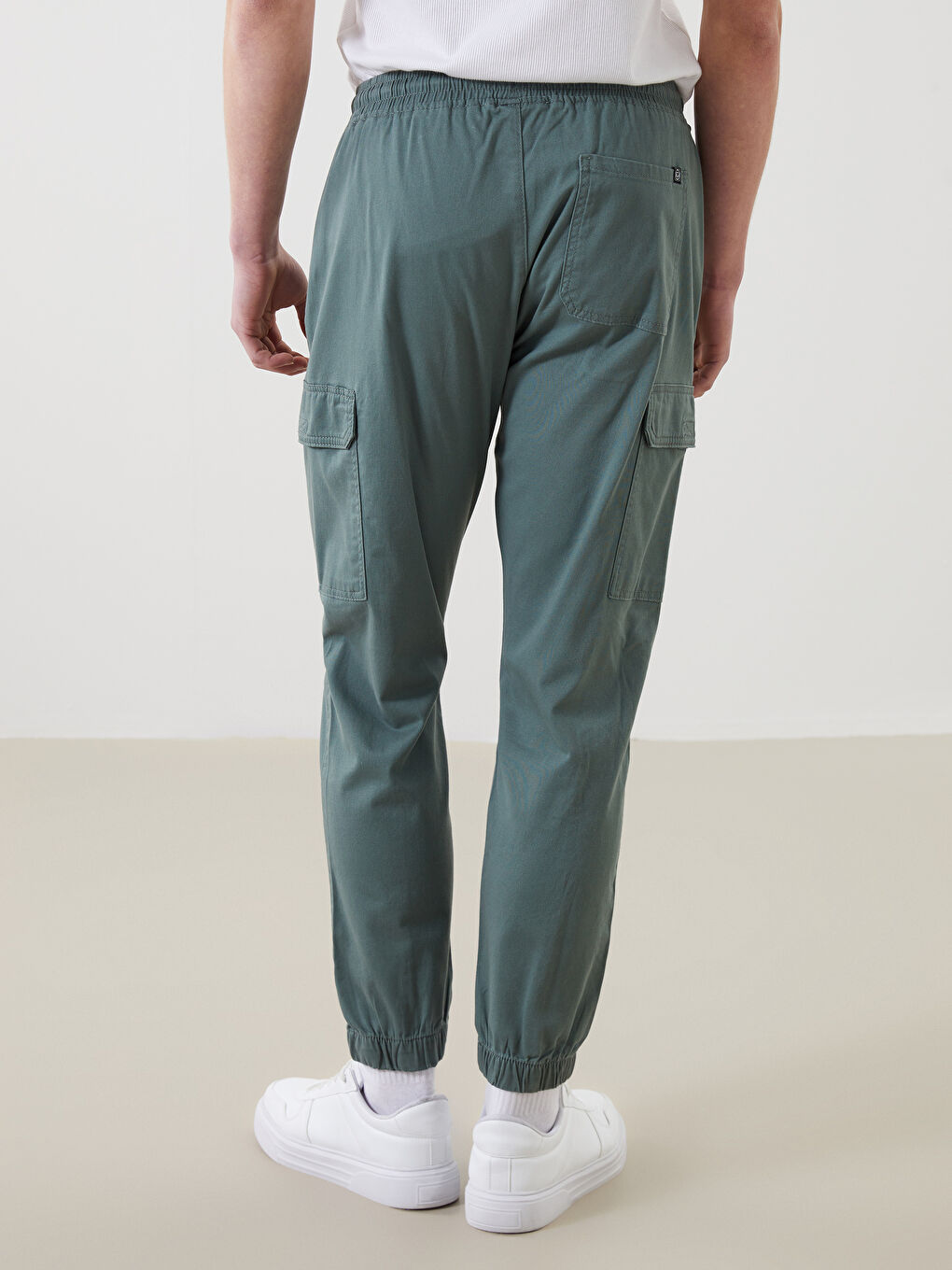 Standard Fit Men's Cargo Trousers -S53492Z8-YSQ