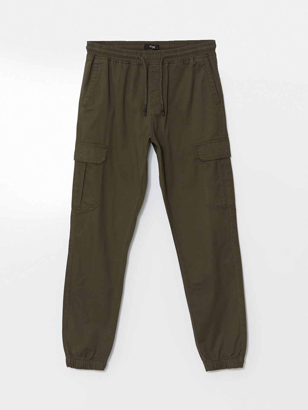Muške džoger pantalone od gabardena, klasičan kroj -S53494Z8-SEM