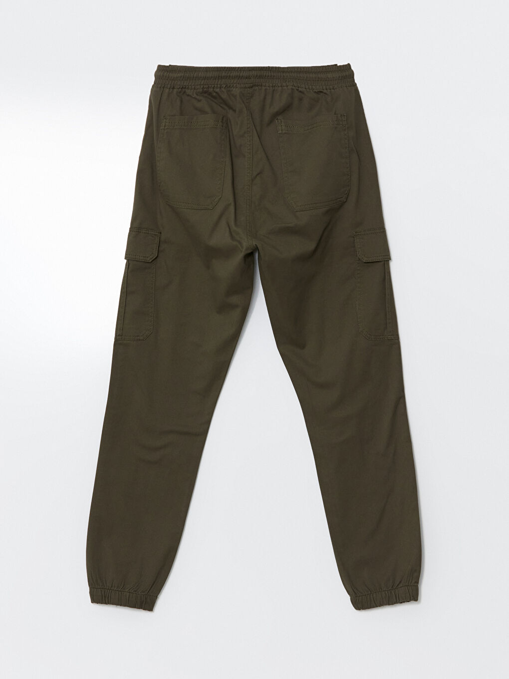 Muške džoger pantalone od gabardena, klasičan kroj -S53494Z8-SEM