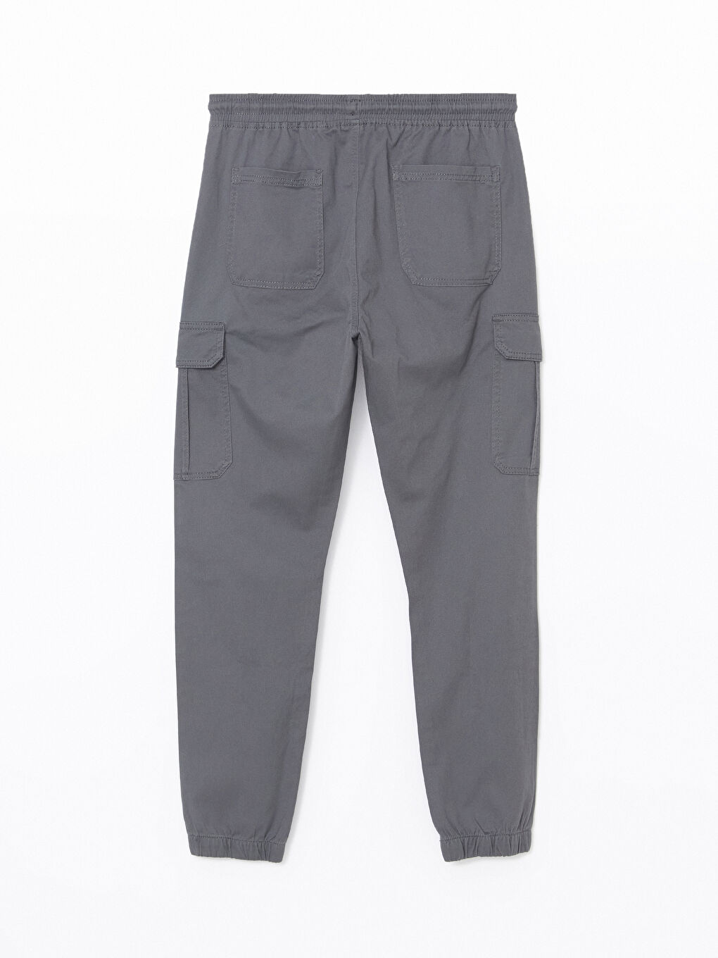 Брюки-джоггеры стандартного кроя из габардина для мужчин-5