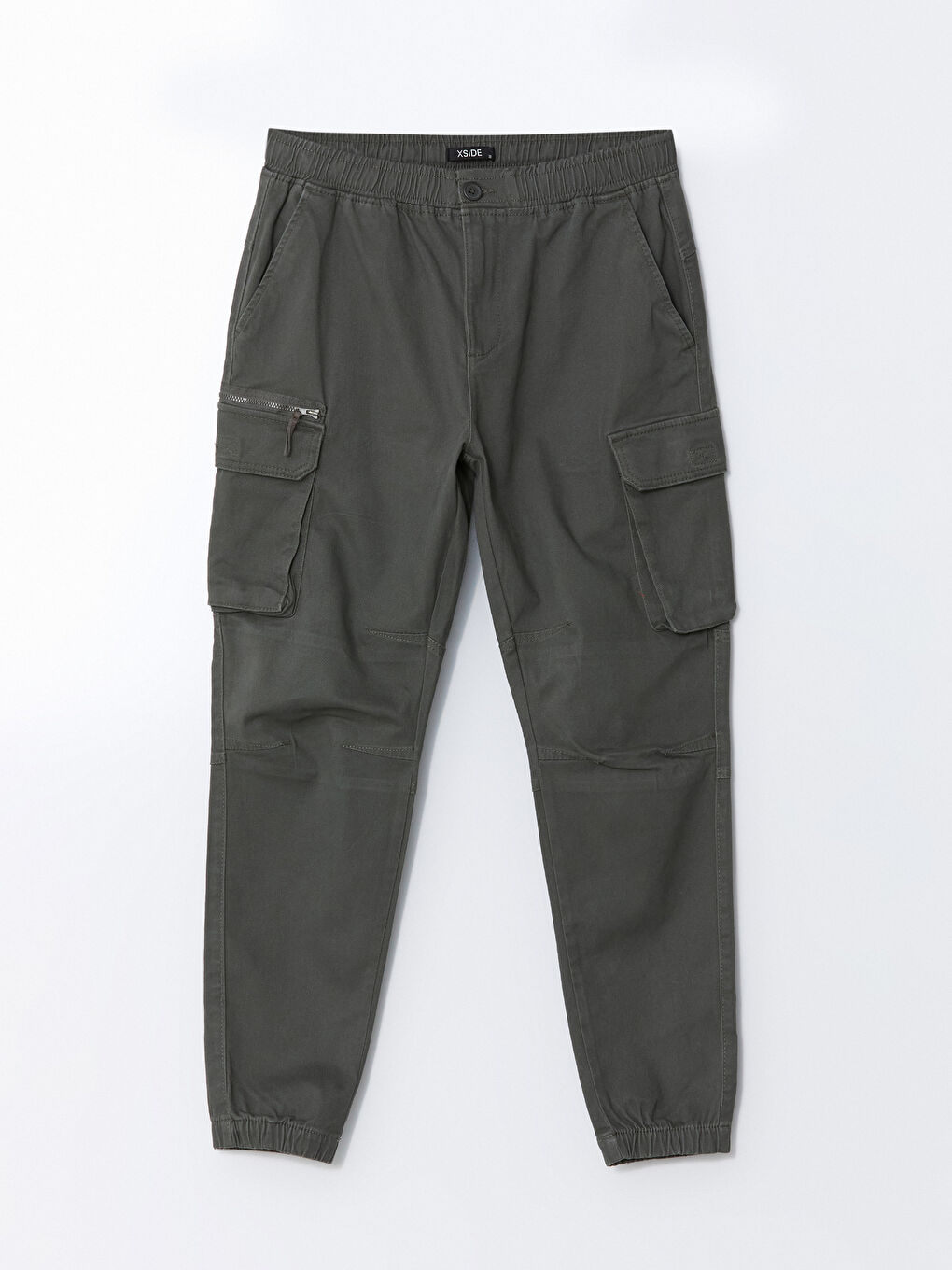 Standard Fit Men's Cargo Trousers-4