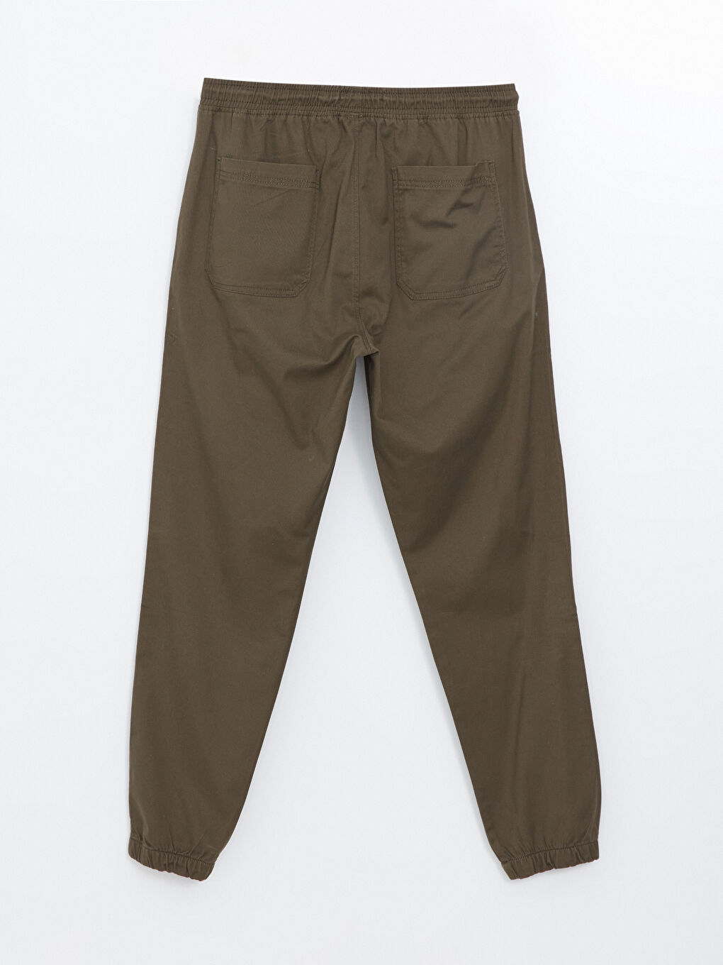 Muške džoger pantalone od gabardena, klasičan kroj -S53510Z8-SEM