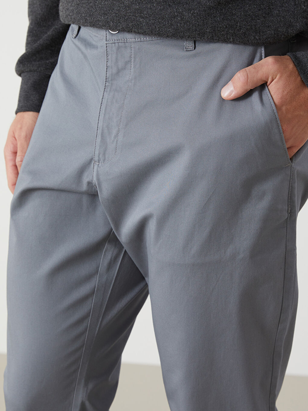 Slim Fit Men's Chino Trousers-2