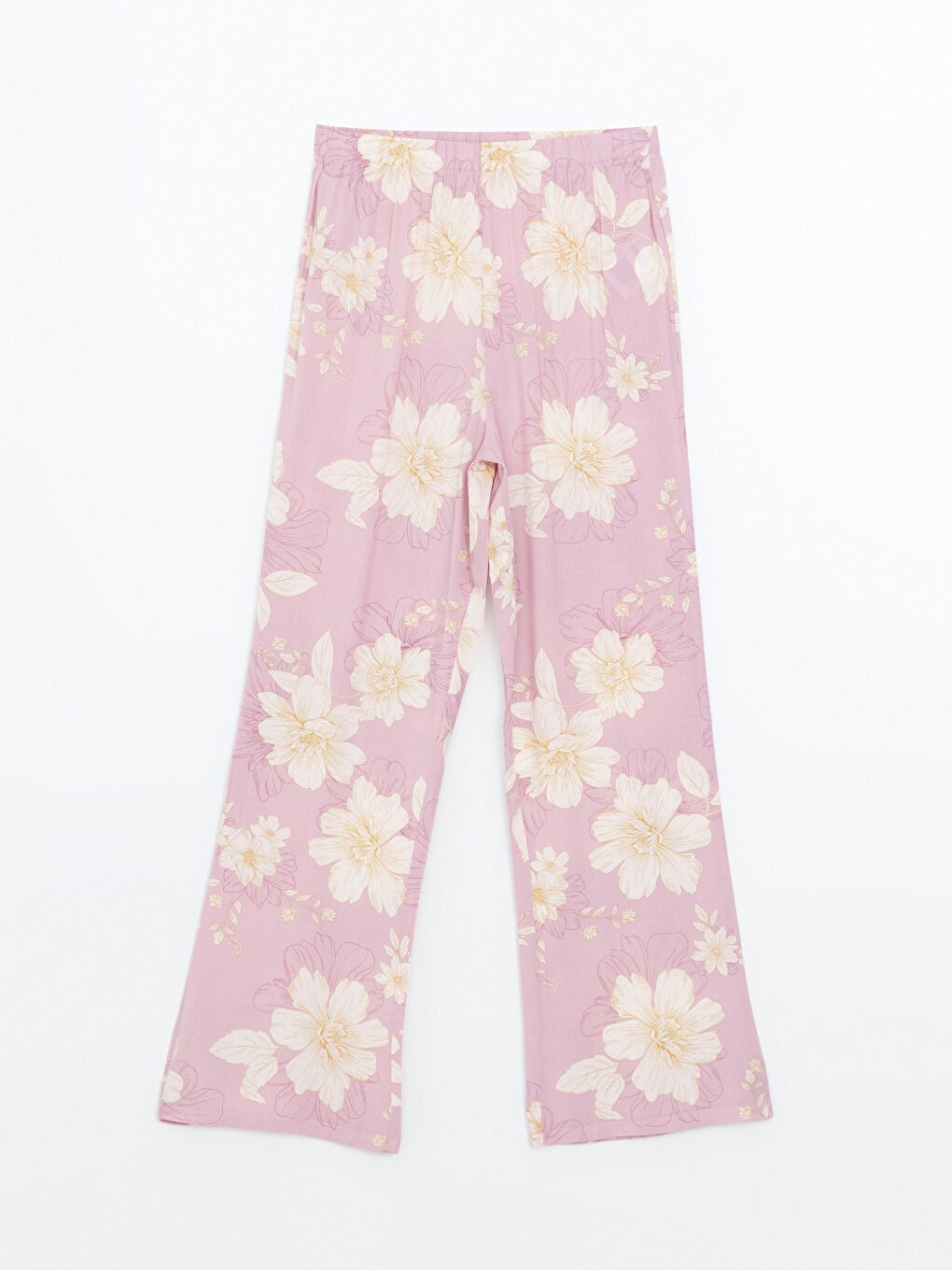 Crew Neck Floral Women’S Pajama Set -S53526Z8-LSD