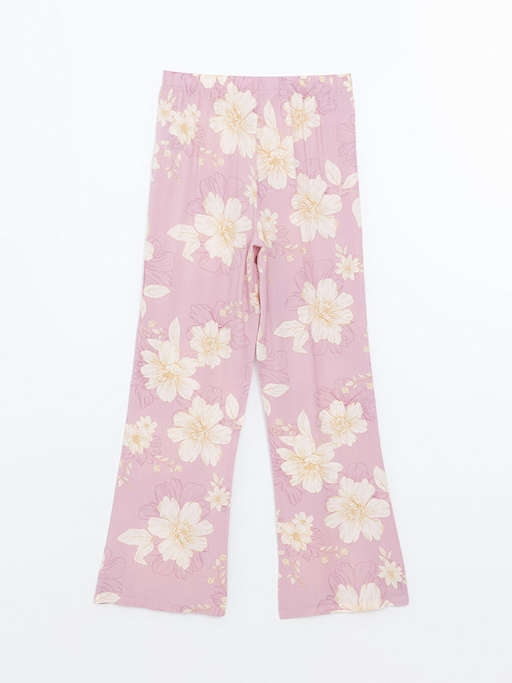 Crew Neck Floral Women’S Pajama Set -S53526Z8-LSD