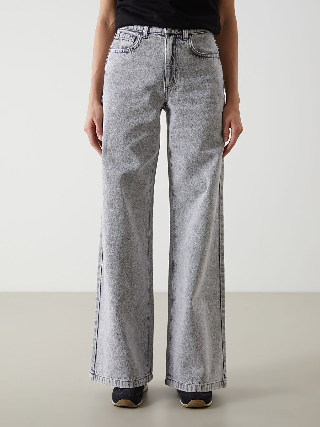 LCW Jeans Wideleg Kadın Jean Pantolon -S53561Z8-GRD