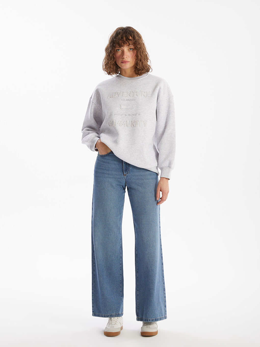 Wideleg Women's Jeans -S53562Z8-507