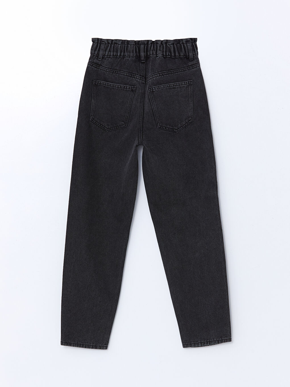Elasticated Waist Slouchy Fit Women's Jeans -S53566Z8-GRD