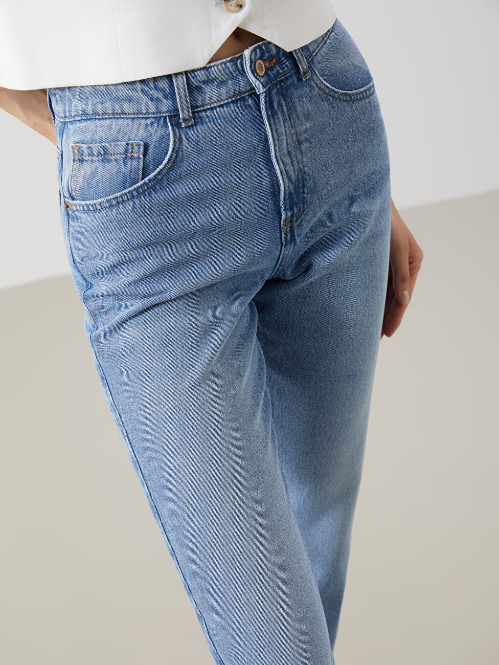 Straight Fit Women's Jeans -S53570Z8-507