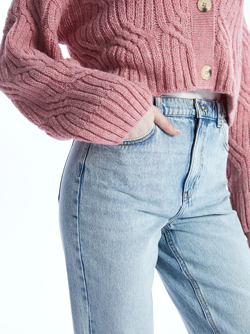 Mom Fit Women's Jeans -S53571Z8-311