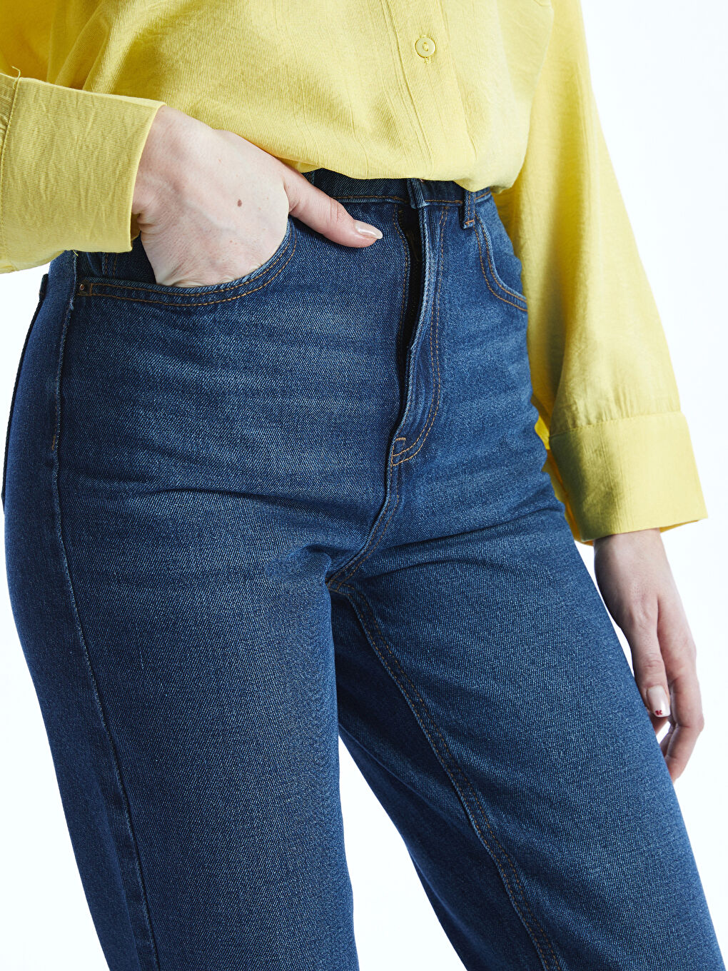 LCW Jeans Mom Fit Kadın Jean Pantolon -S53572Z8-309