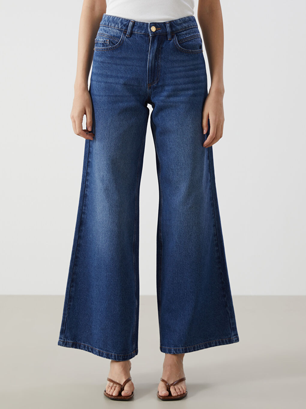 Wideleg Women's Jeans -S53579Z8-507