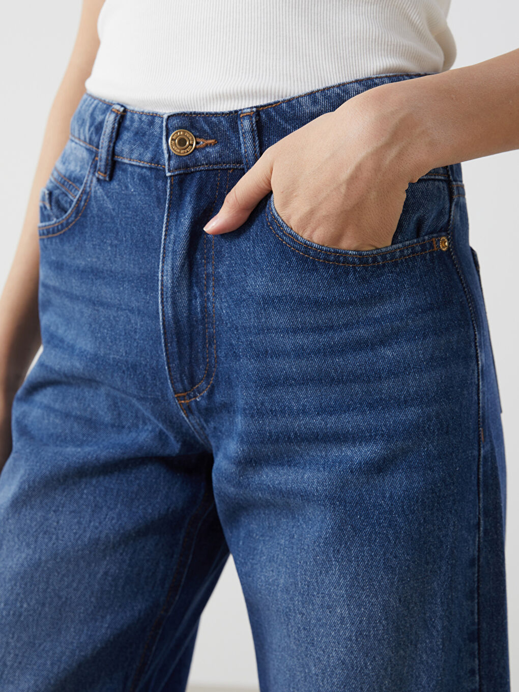 Wideleg Women's Jeans -S53579Z8-507