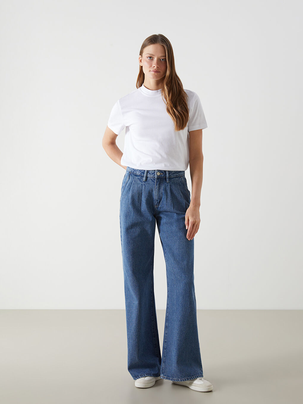 LCW Jeans Wideleg Women's Jeans -S53580Z8-507
