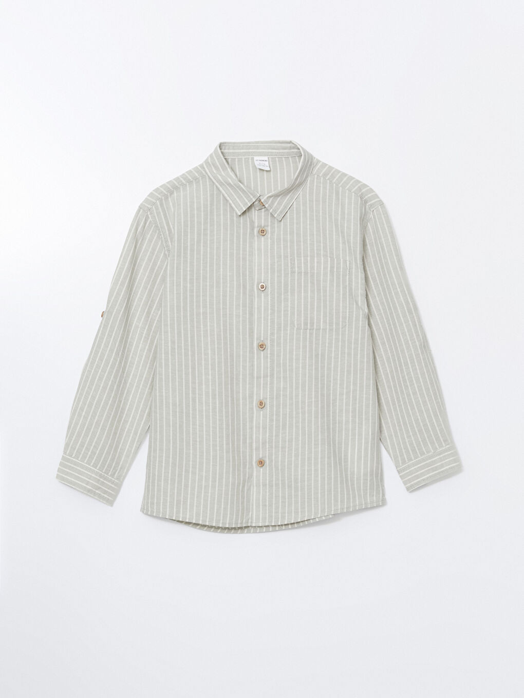 Striped Linen Boys' Shirt -S53594Z1-LFM