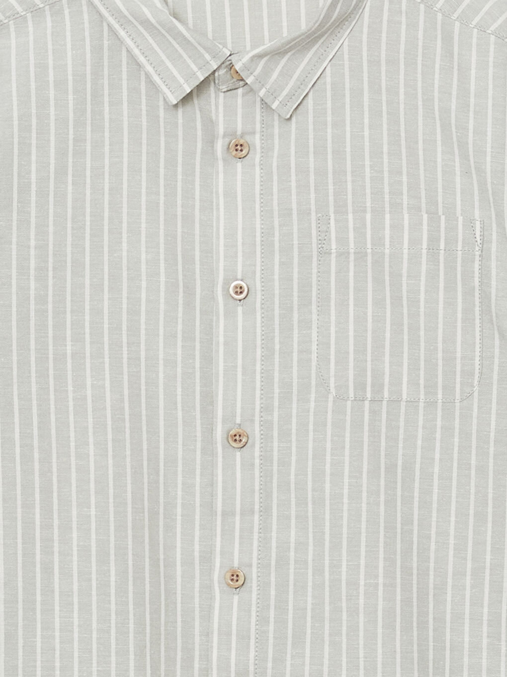 Striped Linen Boys' Shirt -S53594Z1-LFM
