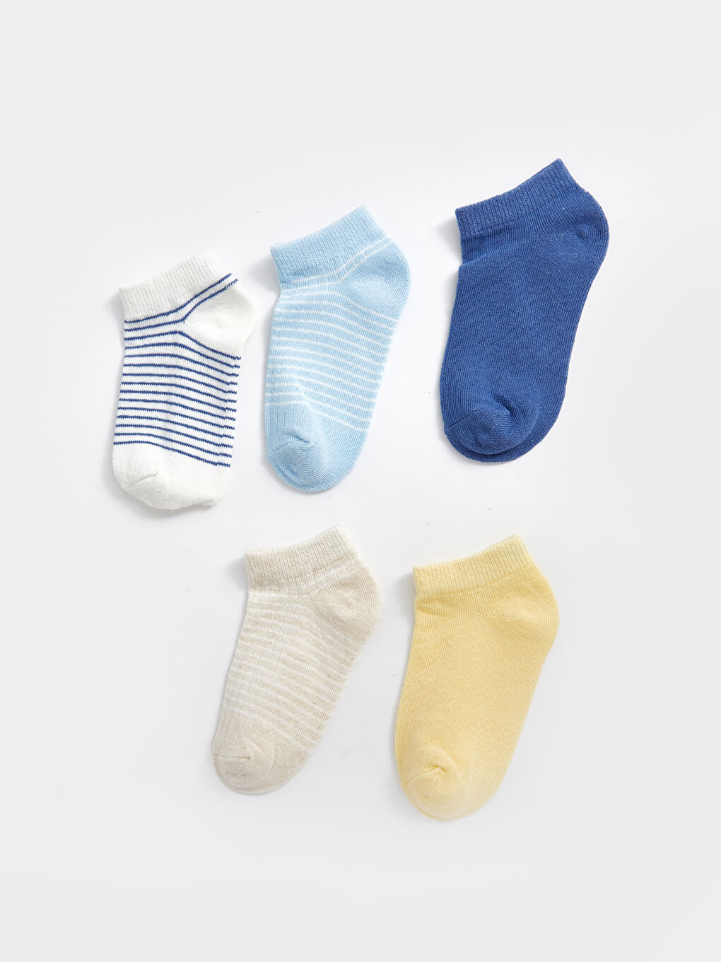 Striped Baby Boy Booties Socks 5 Pack -S53667Z1-R9J