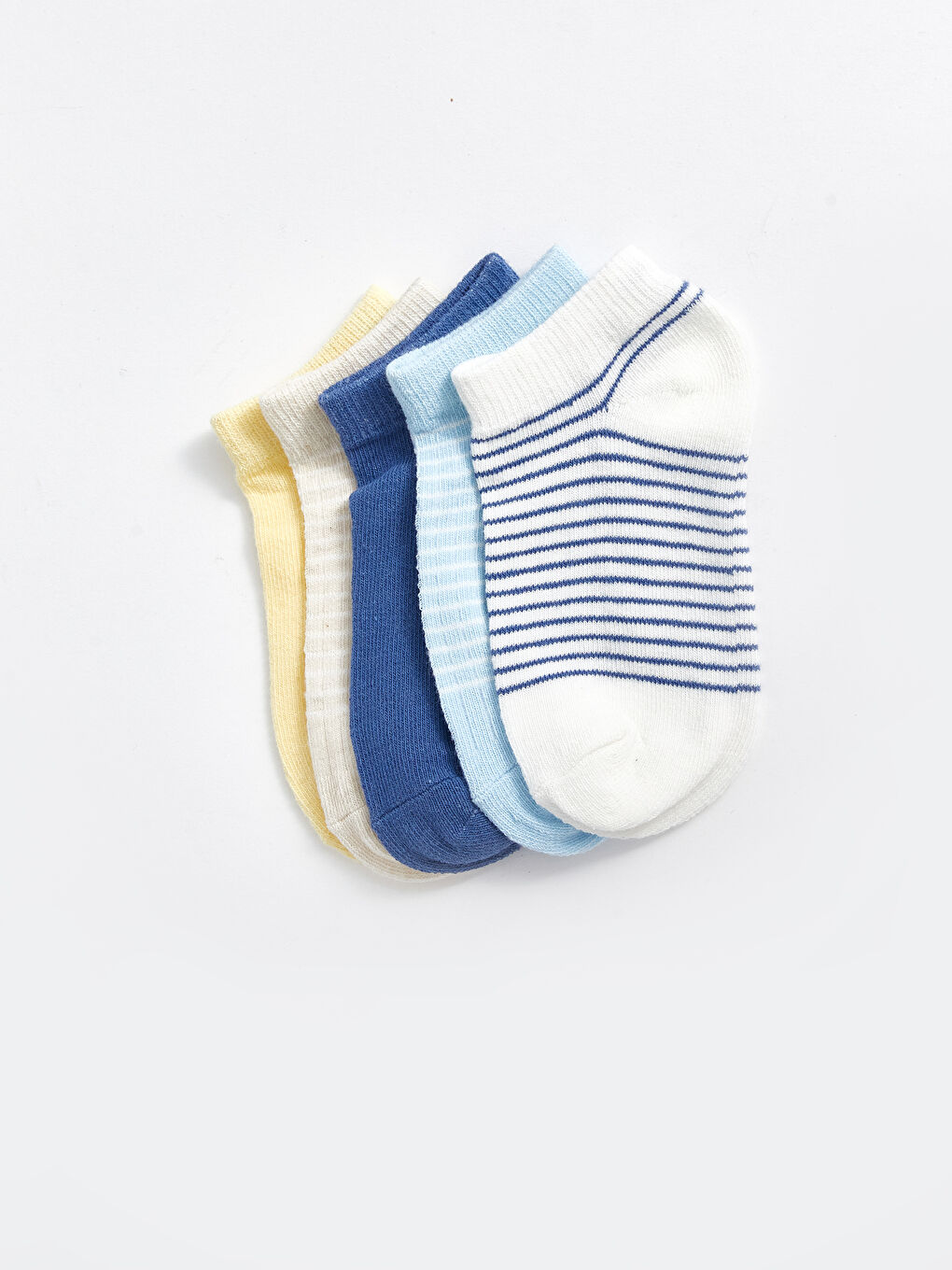 Striped Baby Boy Booties Socks 5 Pack -S53667Z1-R9J