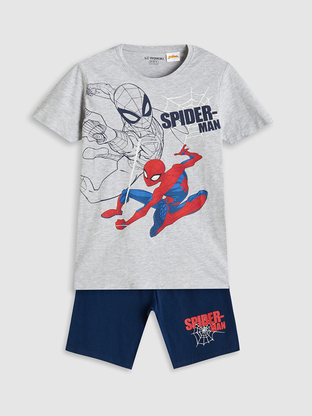 Pidžama sa šortsem za dečake, okruglog izreza, sa printom Spider-Man -S53695Z4-LAK