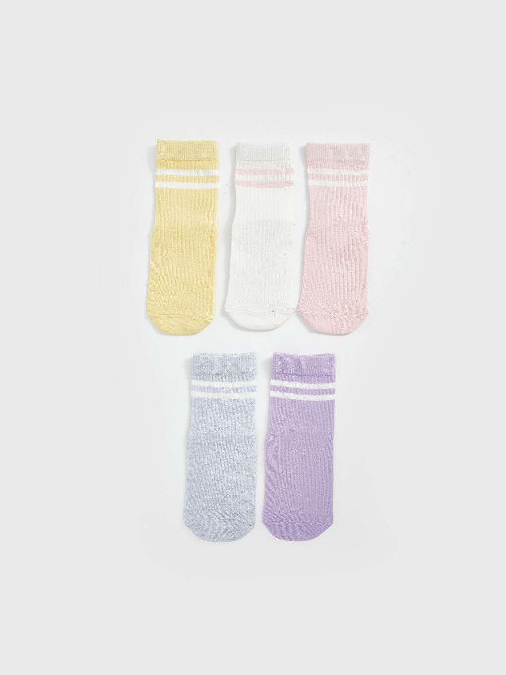 Striped Girl Child Socks 5 Pack -S53705Z1-FDS