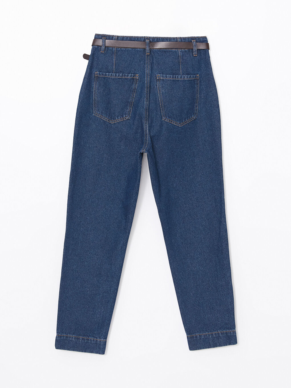 Belted Mom Fit Women's Jeans -S53717Z8-309