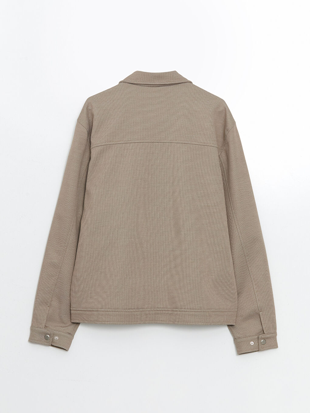 LCW Vision Kahverengi Slim Fit Gömlek Yaka Erkek Mont - 6