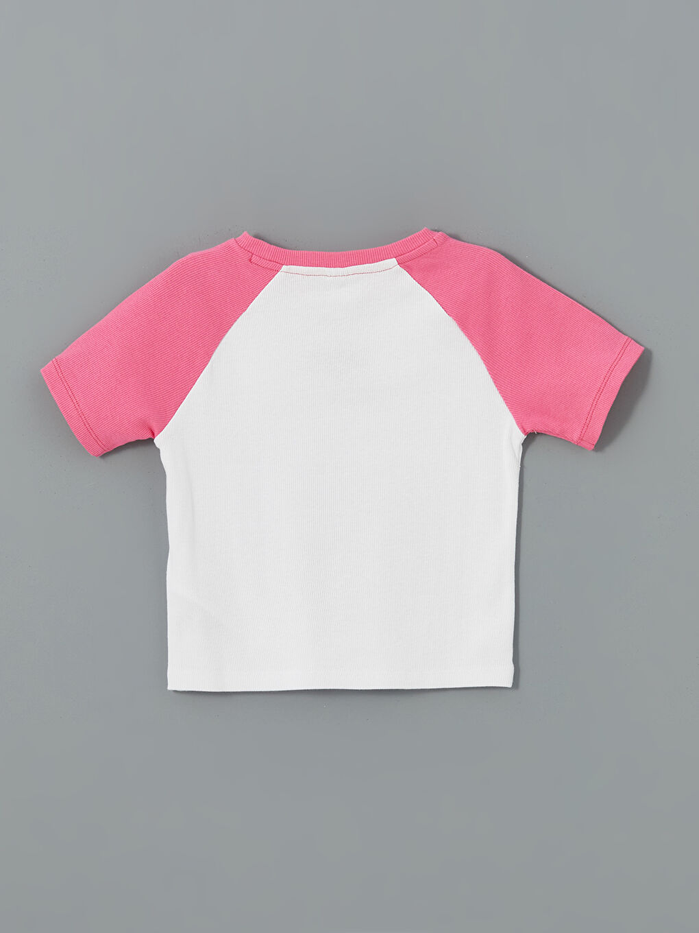 Crew Neck Printed Jersey Girls' T-Shirt-1