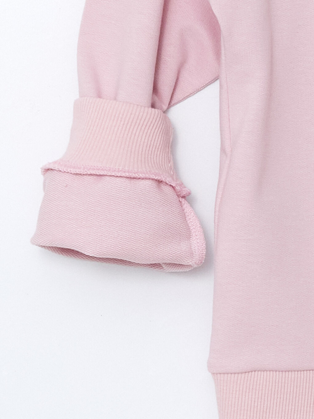 Crew Neck Barbie Rhinestone Embellished Girls' Sweatshirt-2