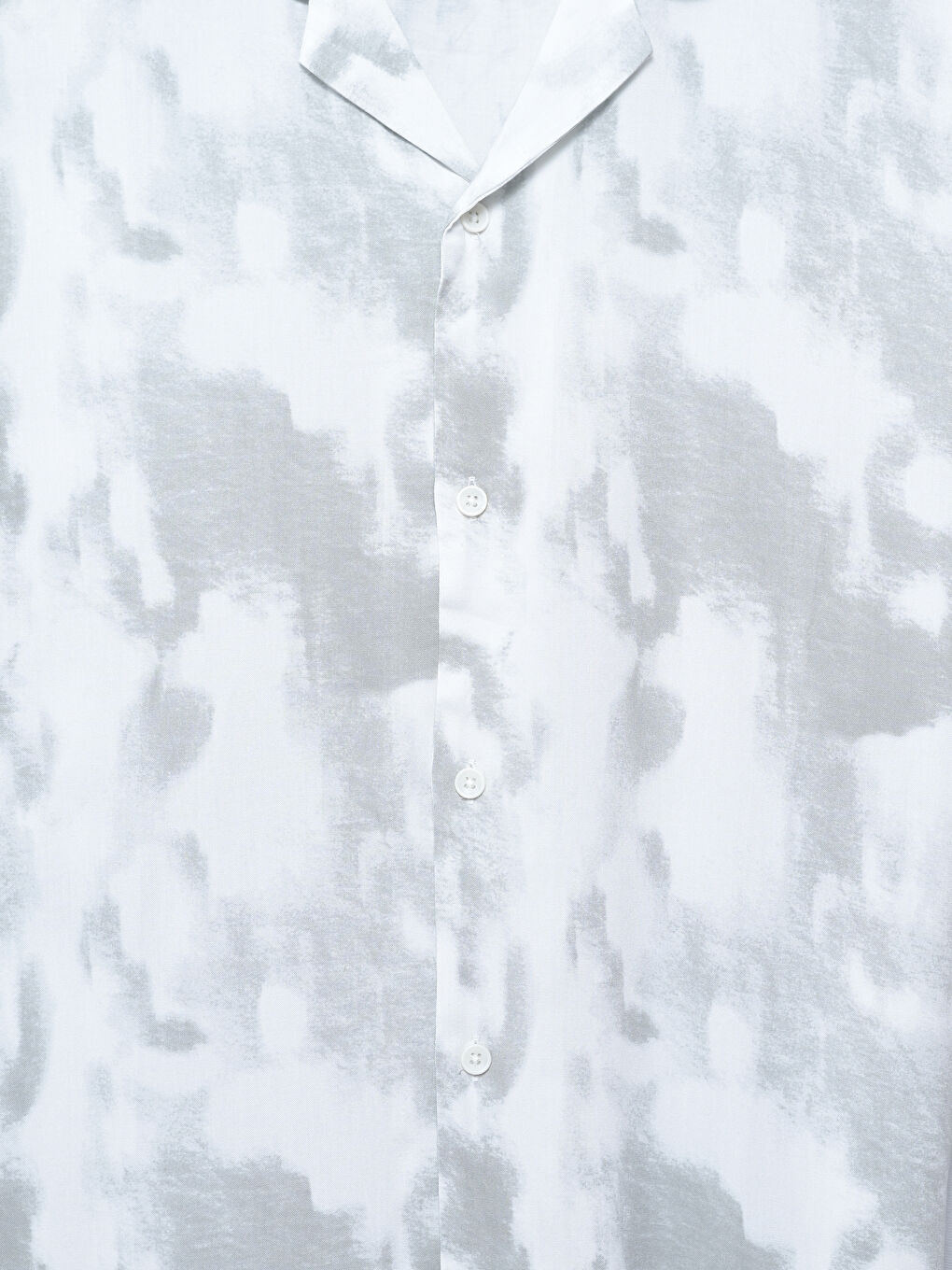 Regular Fit Short Sleeve Patterned Viscose Men's Shirt-2