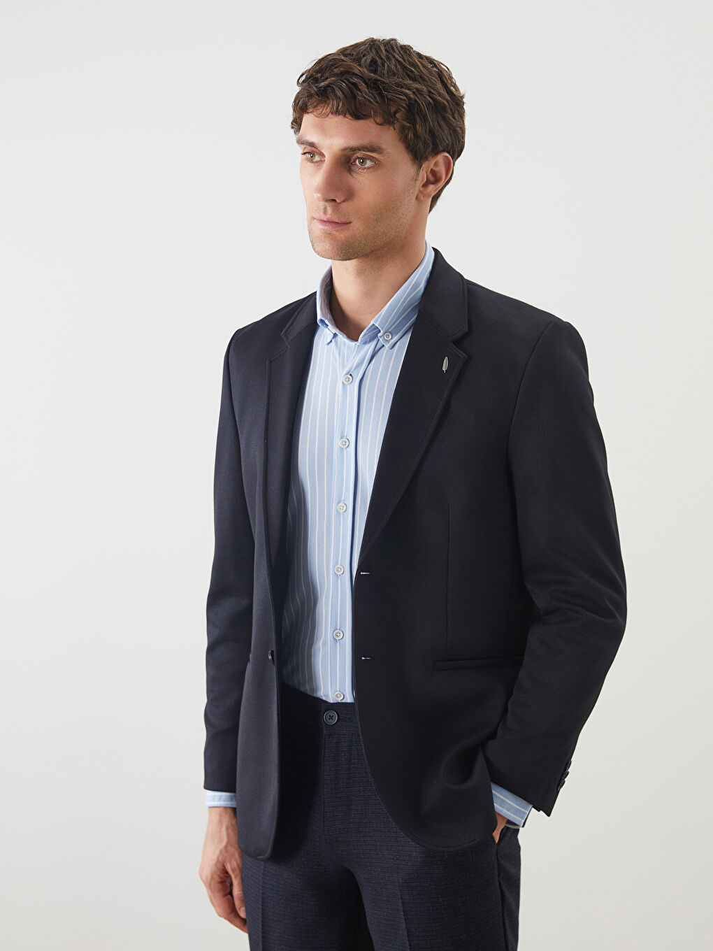 Regular Fit Men's Blazer Jacket -S53834Z8-RFG