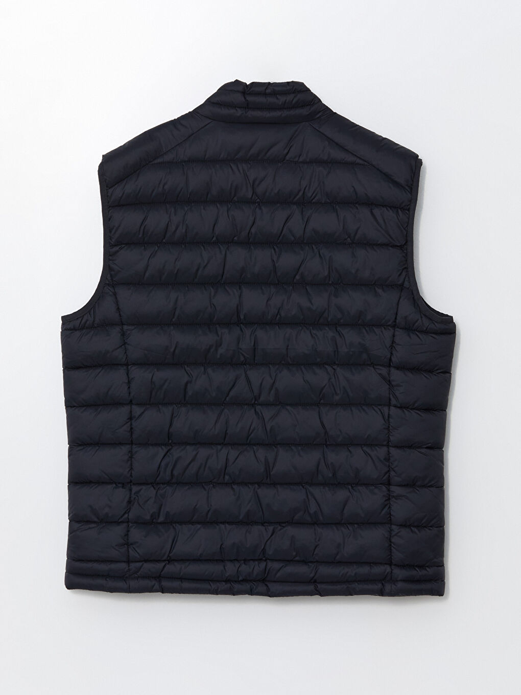 სტანდარტული მორგების ძაბრისებრი საყელოს მქონე მამაკაცის დუტის ჟილეტი-7