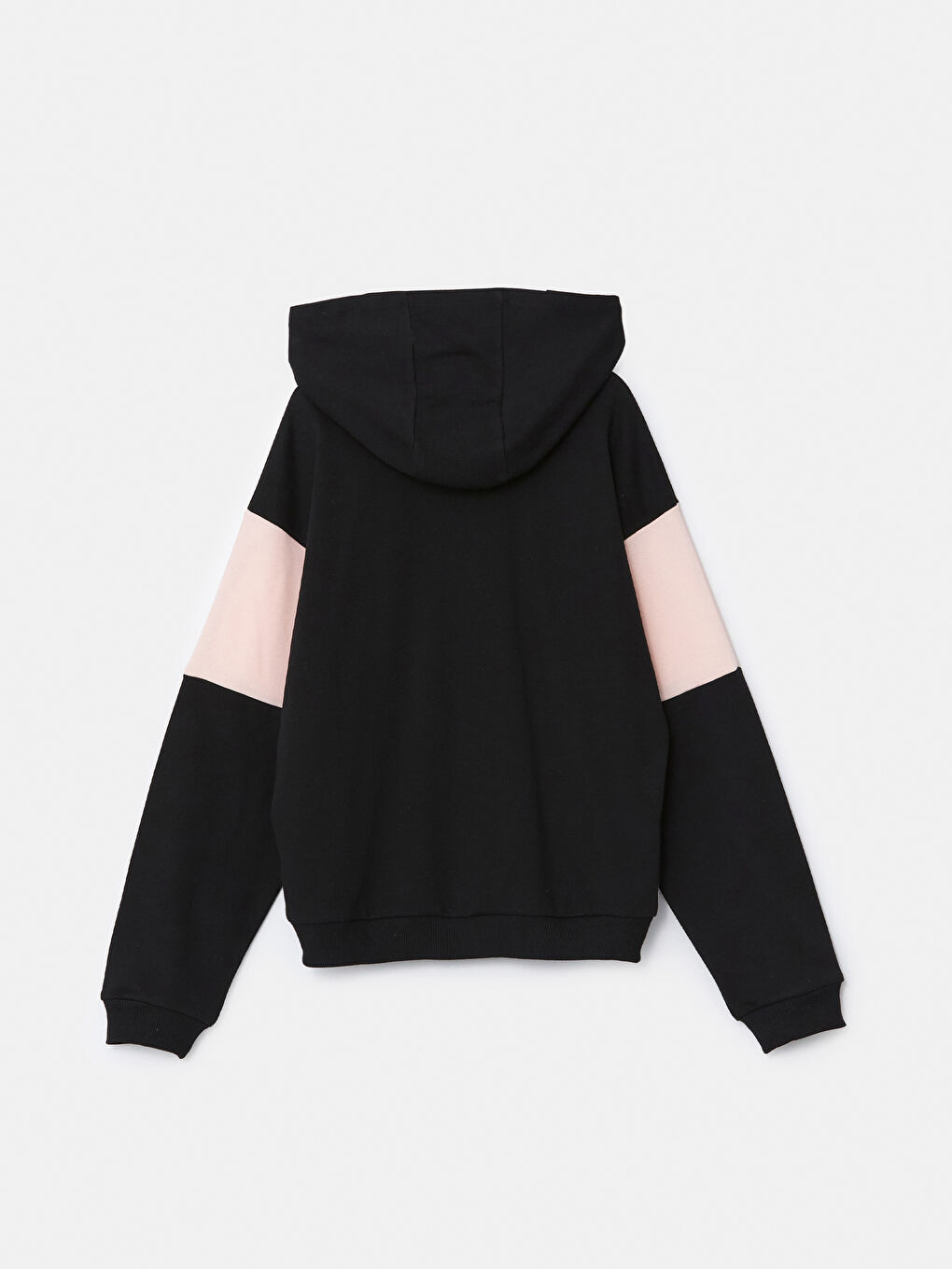 كنزة بسحاب مزودة بغطاء رأس للبنات-1