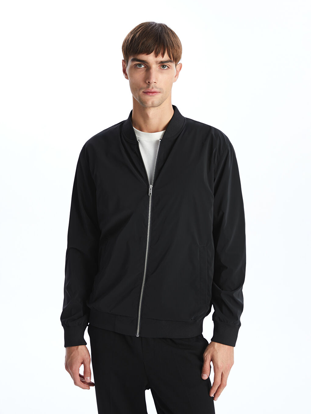 Standard Fit College Collar Men's Coat -S53873Z8-CVL