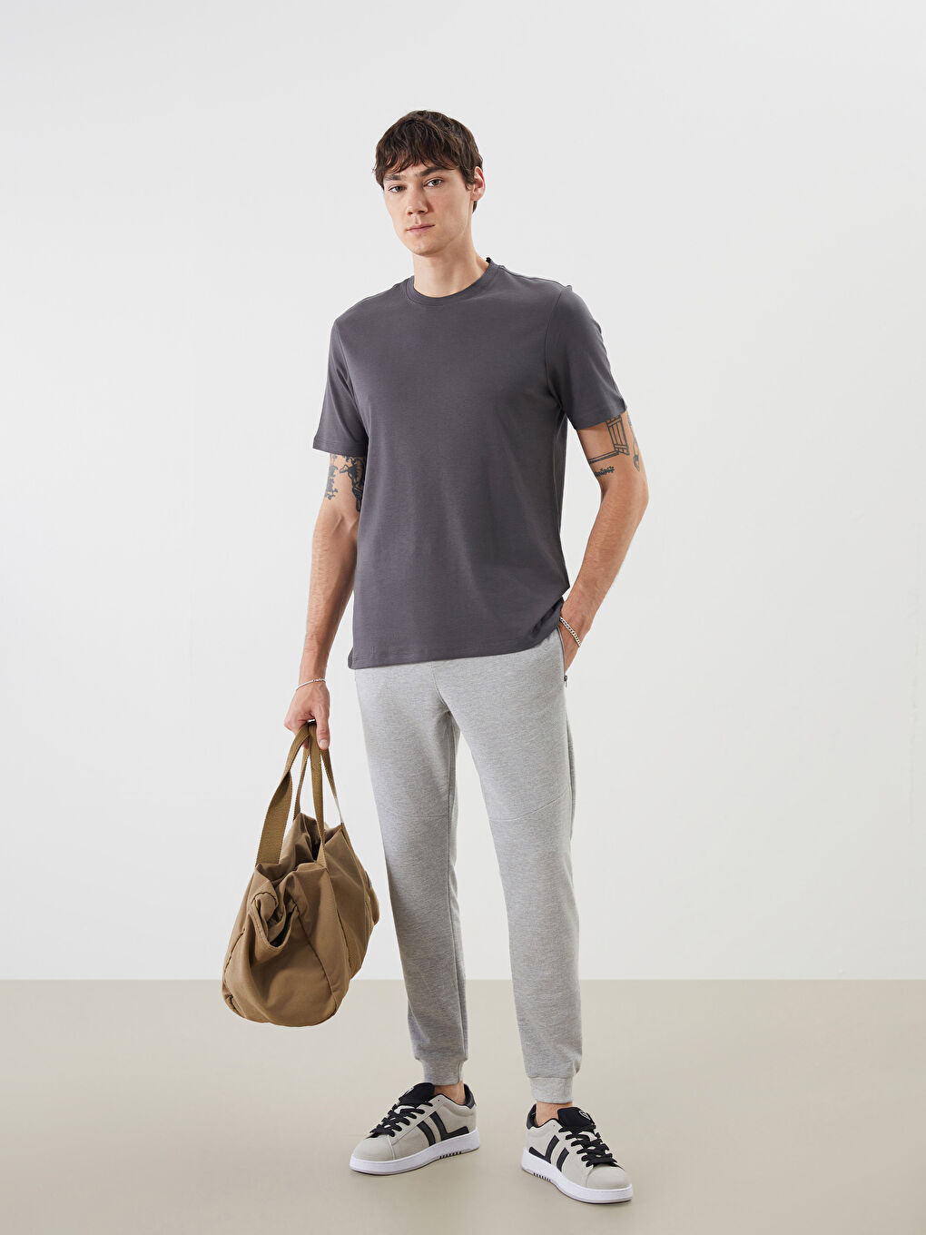 Pantalons de survêtement jogger pour hommes à coupe régulière