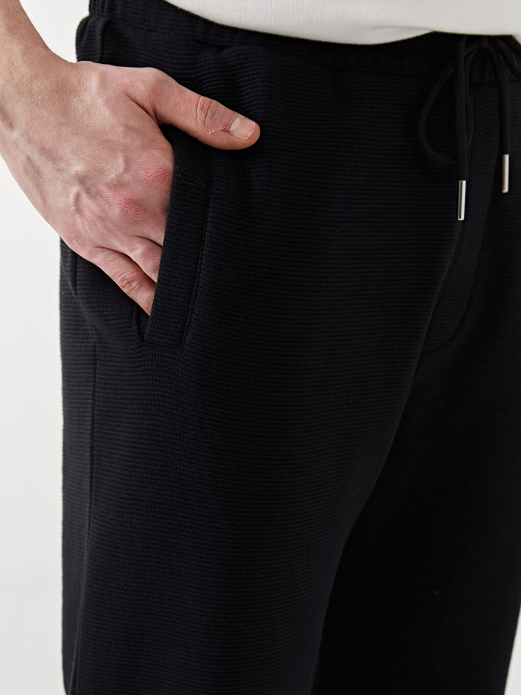 بنطلون رياضي للرجال بقصة عادية-2