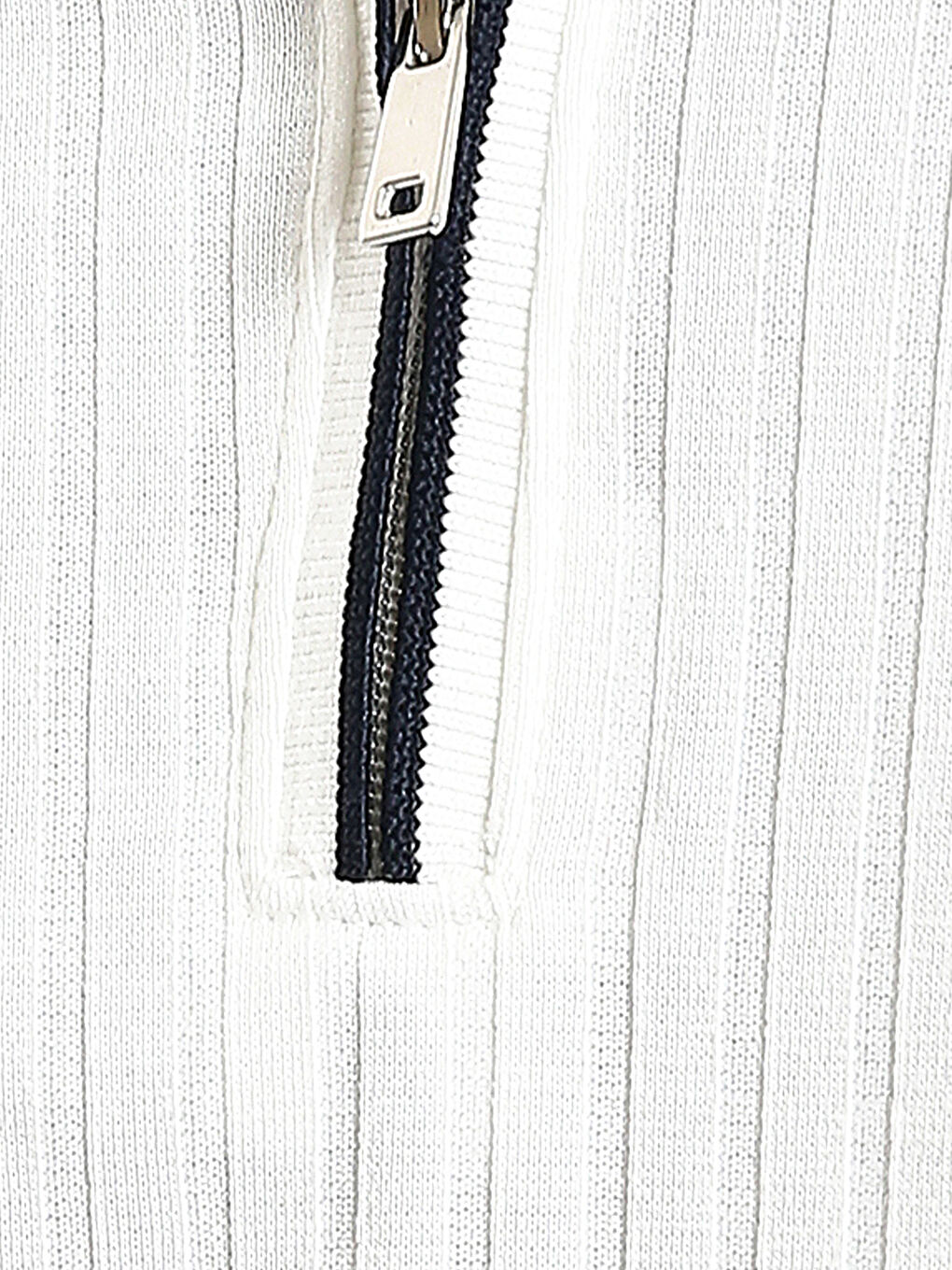 Polo Neck Men's Textured T-Shirt-2