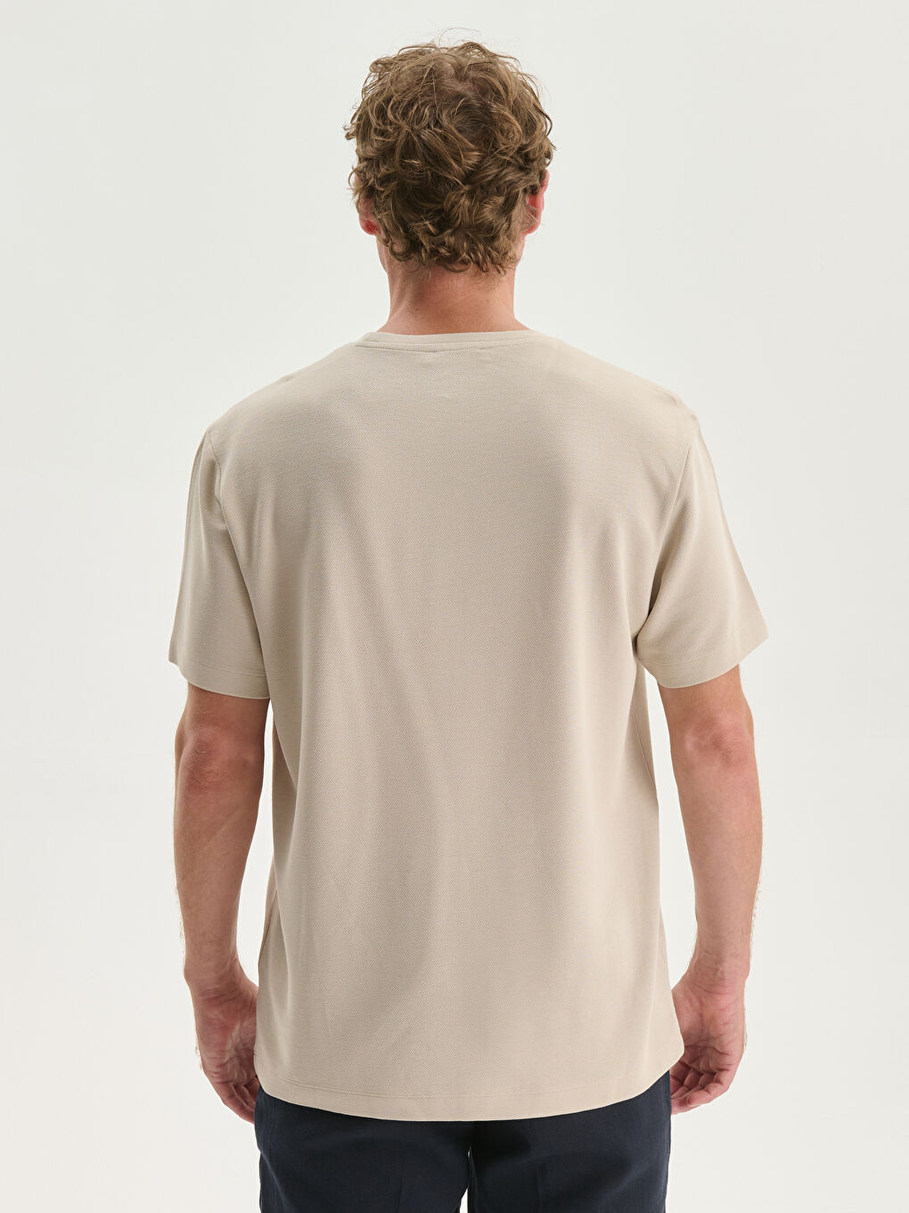 Crew Neck Short Sleeve Men's T-Shirt -S53950Z8-SJJ