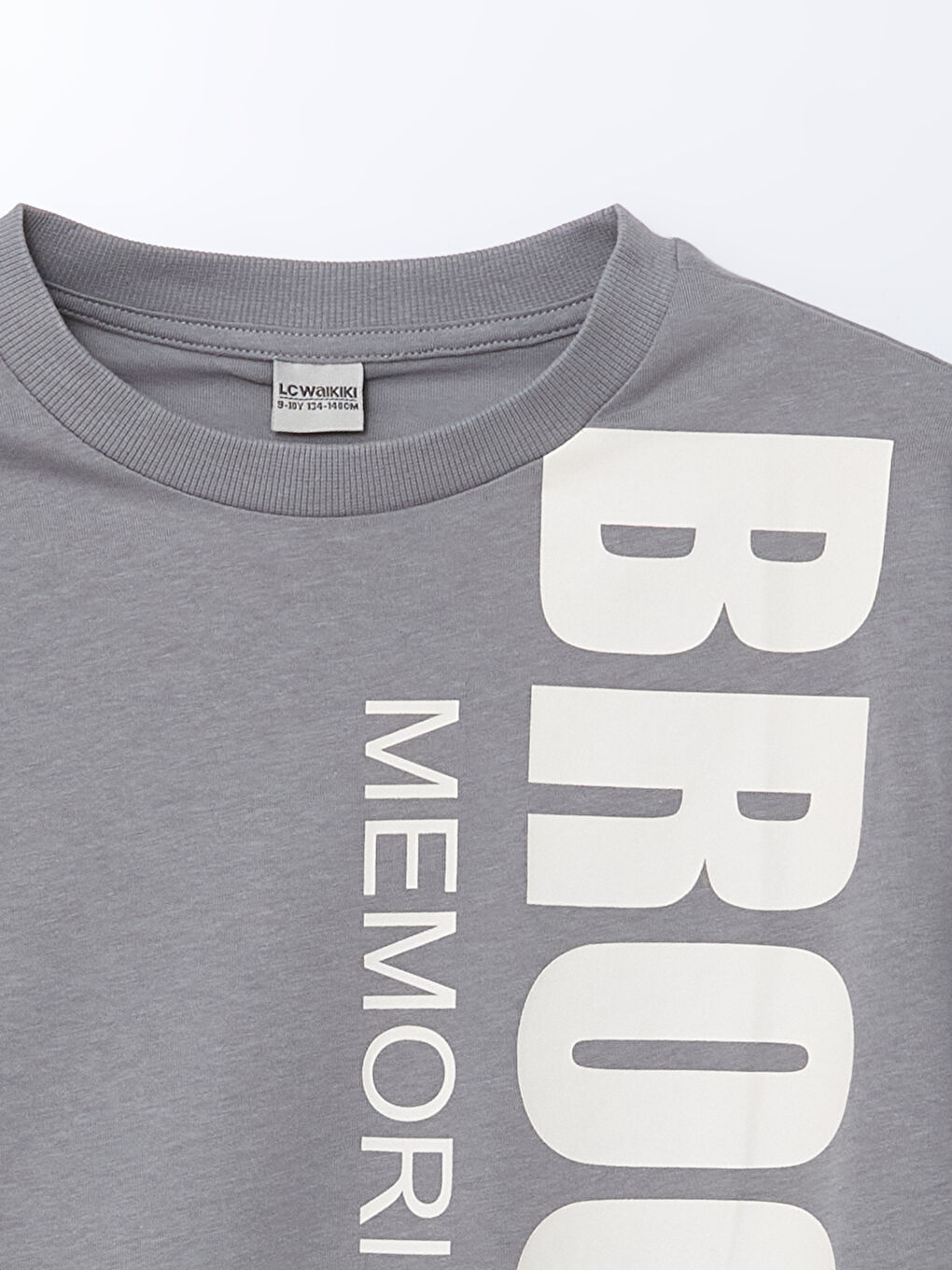 Crew Neck Printed Jersey Boys' T-Shirt -S53955Z4-JNC