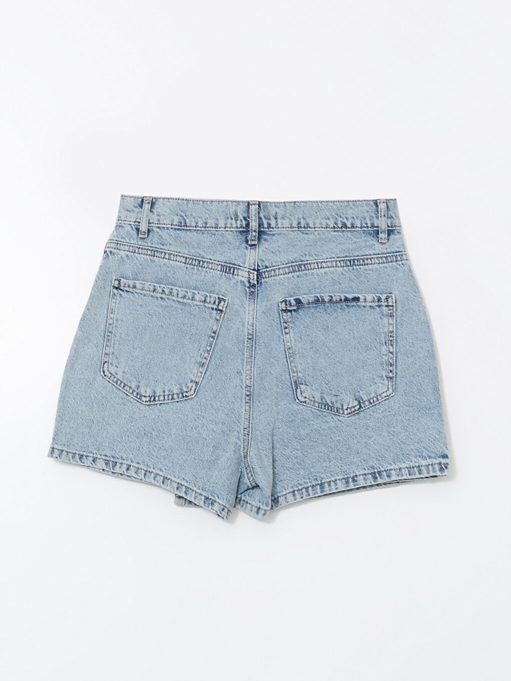 Standard Fit Women's Jean Shorts Skirt -S53991Z8-311