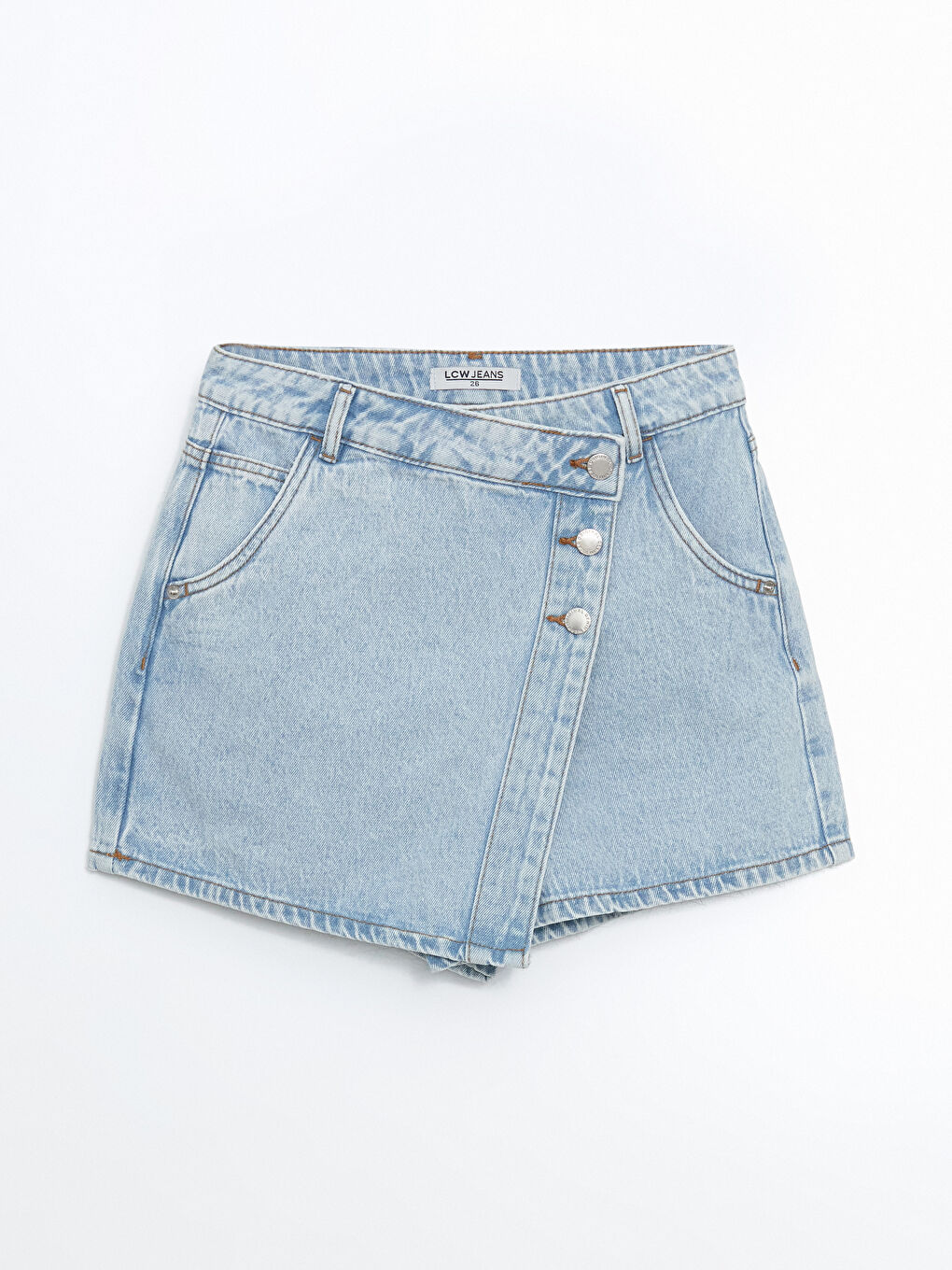 Standard Fit Women's Denim Skort -S53991Z8-311