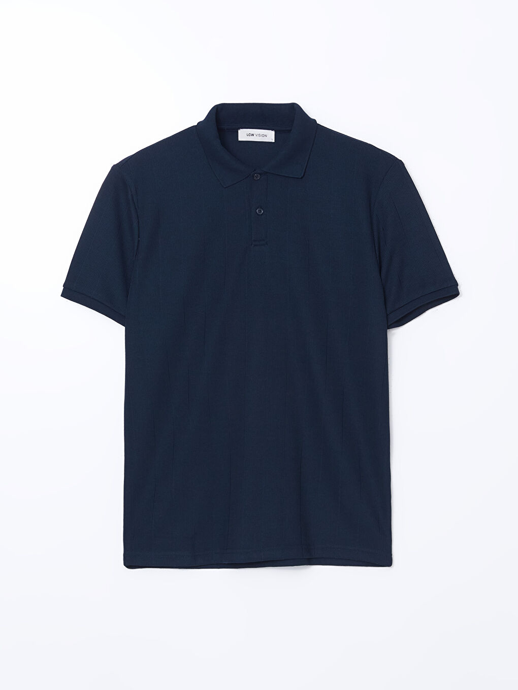Polo Neck Short Sleeve Men's T-Shirt-4