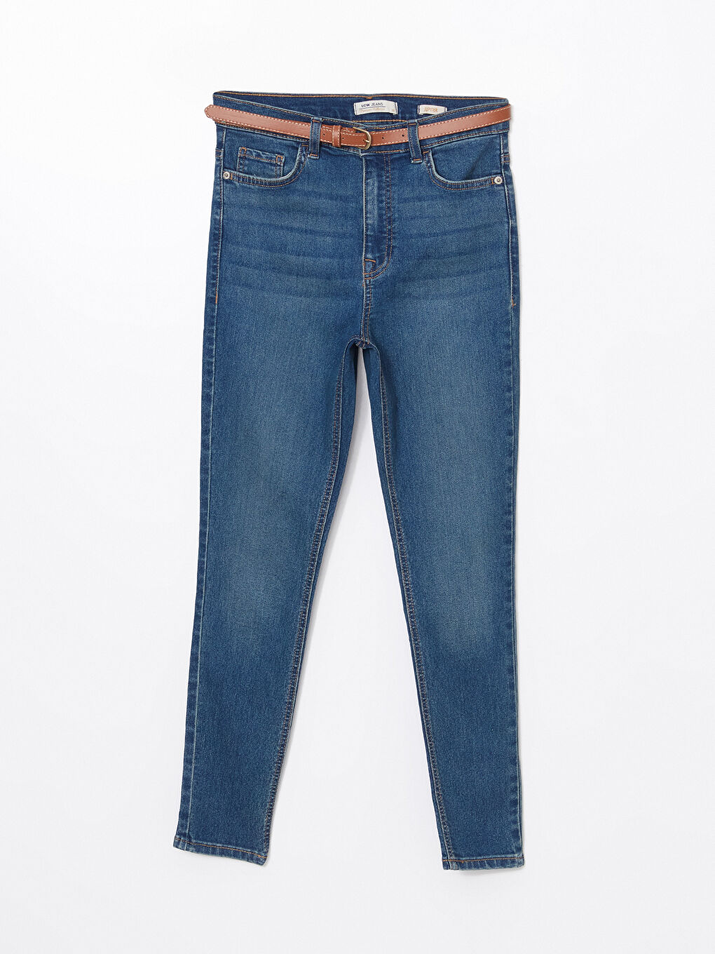 Belted Jupiter Super Skinny Fit Jean Pants -S54047Z8-507