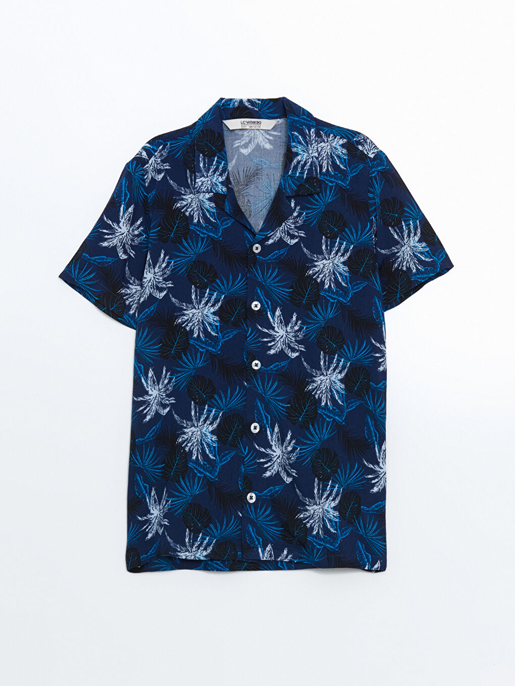 Patterned Short Sleeve Boys' Shirt -S54102Z4-LSJ