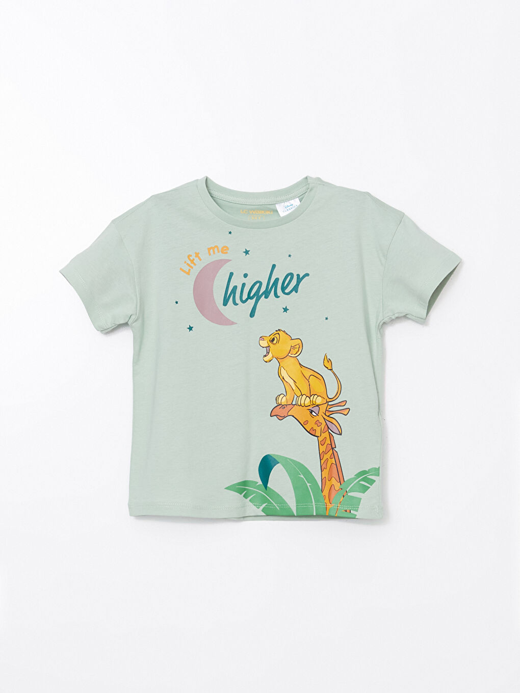 Crew Neck The Lion King Printed Boys' Pajama Set -S54108Z1-FKS