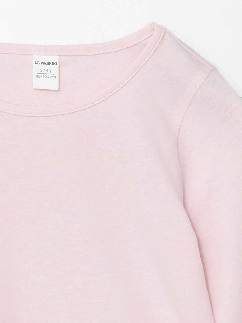 Crew Neck Basic Girls' T-Shirt -S54139Z1-JH3